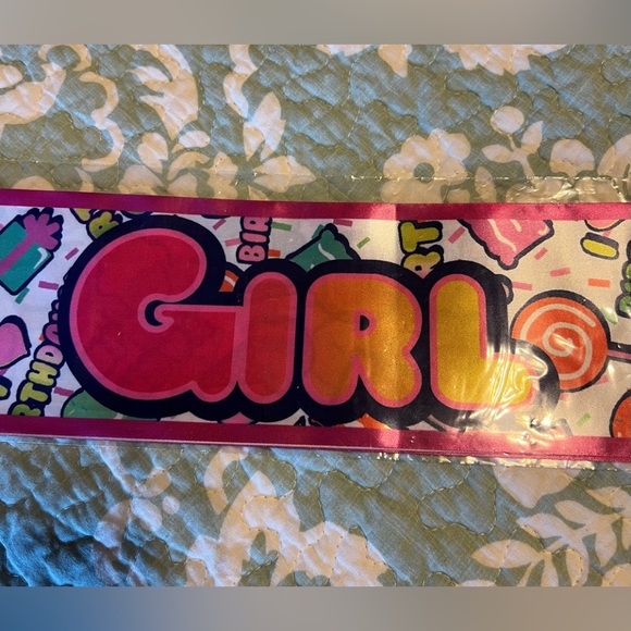 Justice Party Sash - Birthday Girl - Picture 5 of 5